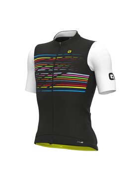 Alé Cycling Alé Cycling Koszulka rowerowa PR-S Logo Czarny Fitted Fit
