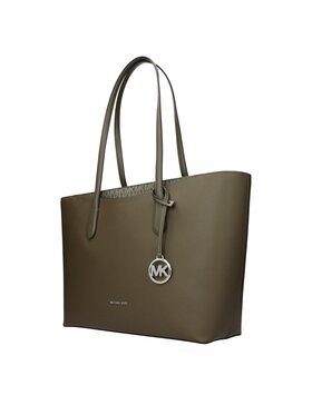 Michael Kors Michael Kors Torebka Green Fabric Shoulder Zielony