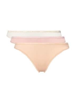 Tommy Hilfiger Tommy Hilfiger Komplektas: 3 klasikinių kelnaičių poros UW0UW05755 Spalvota