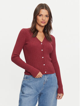 Tommy Jeans Tommy Jeans Strickjacke Essential DW0DW18682 Rosa Slim Fit