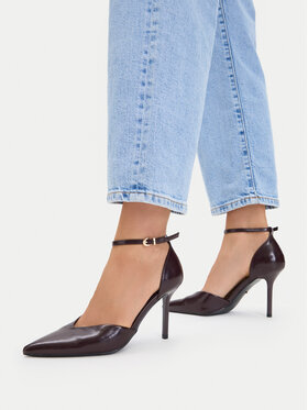 DeeZee DeeZee High Heels CEO-CD25-355-1 Dunkelrot