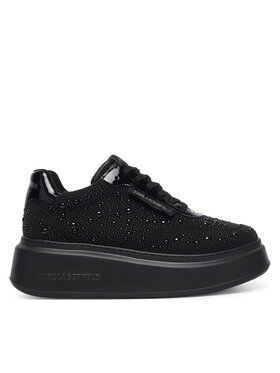 KARL LAGERFELD KARL LAGERFELD Sneakersy Anakapri Pearl Krust KL63523 Czarny