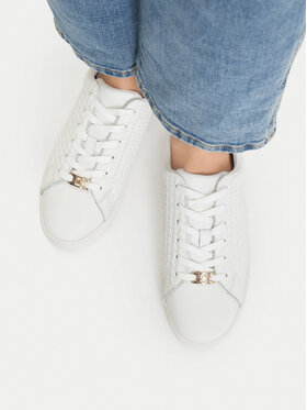MICHAEL Michael Kors MICHAEL Michael Kors Sneakers Keaton Lace Up 43R4KTFS1L Alb