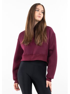 DKaren Sport DKaren Sport Bluza DK-K-B11 Bordowy Classic Fit