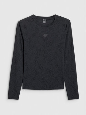 4F 4F Koszulka techniczna ACTIVE BY NATURE Czarny Slim Fit