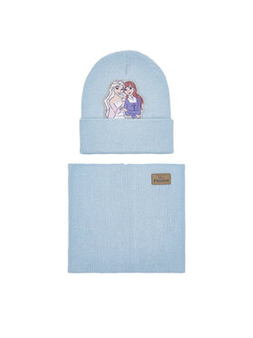 Frozen Frozen Komplet czapka i komin ACCCS-AW24-244DFR Niebieski