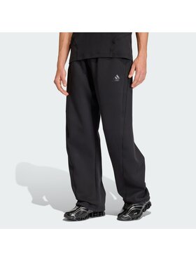 adidas adidas Spodnie materiałowe 159229 Czarny Loose Fit