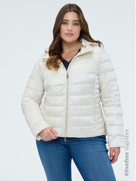 Fiorella Rubino Fiorella Rubino Giubbotto piumino F028T001459N011 Bianco A-Line Fit