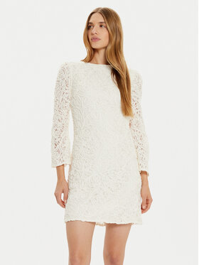YAS YAS Kokteiļkleita Elenor 26032155 Écru Regular Fit