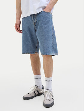 Jack&Jones Jack&Jones Džínové šortky Alex 12272551 Modrá Baggy Fit