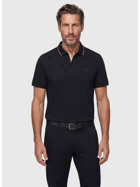 Pako Lorente Pako Lorente Polo P26WN-TX-008 Czarny Regular Fit