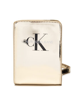 Calvin Klein Jeans Calvin Klein Jeans Дамска чанта Monogram Pouch Bag IU0IU00143 Златист