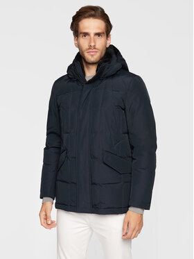 Woolrich Woolrich Vatovaná bunda Blizzard Field CFWOOU0621MRUT0001 Tmavomodrá Regular Fit