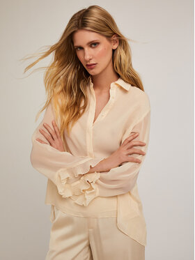 Motivi Motivi Camicia 5394W000452N011 Écru Regular Fit