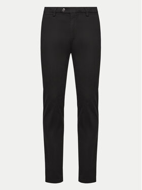 Bugatti Bugatti Bavlnené nohavice 4220 16224 Čierna Slim Fit