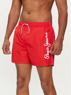 Pepe Jeans Pepe Jeans Kupaće gaće i hlače Logo Swimshort PMB10393 Crvena Regular Fit