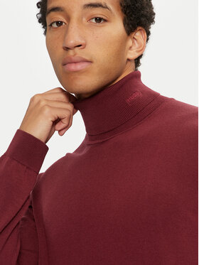 HUGO Hugo Dolčevita San Thomas-M 50474174 Tamnocrvena Slim Fit