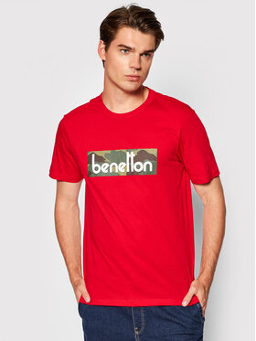 United Colors Of Benetton United Colors Of Benetton T-shirt 3096J17H6 Crvena Regular Fit