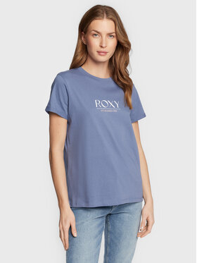 Roxy Roxy T-Shirt Noon Ocean ERJZT05424 Blau Regular Fit