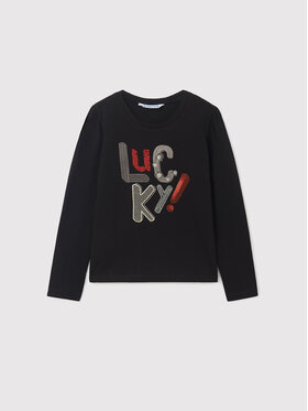 Mayoral Mayoral Блузка 7023 Чорний Regular Fit
