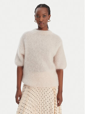 Dixie Dixie Sweter M277Y101A Écru Relaxed Fit