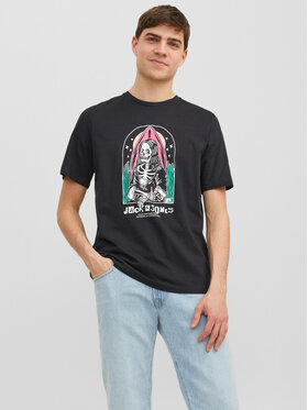 Jack&Jones Jack&Jones Tričko 12241950 Čierna Standard Fit