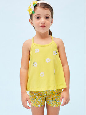 Mayoral Mayoral Completo top e pantaloncini di tessuto 3219 Multicolore