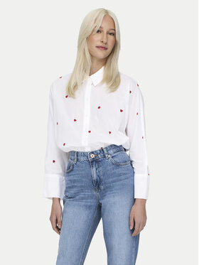 ONLY ONLY Krekls New 15283743 Balts Box Fit
