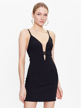 Elisabetta Franchi Elisabetta Franchi Koktélruha AB-321-31E2-V300 Fekete Slim Fit