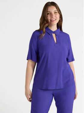 Fiorella Rubino Fiorella Rubino Bluzka 2764T102271N029 Fioletowy Boxy Fit