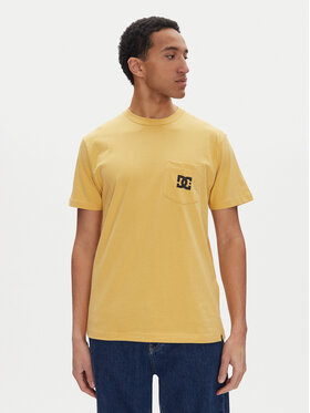 DC DC T-krekls ADYZT05377 Dzeltens Heritage Fit