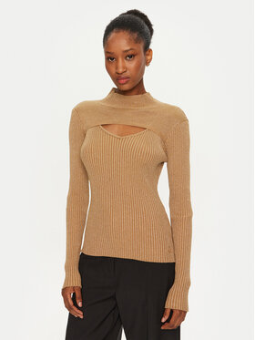 ARTIGLI ARTIGLI Pullover ACMA000070 Goldfarben Slim Fit