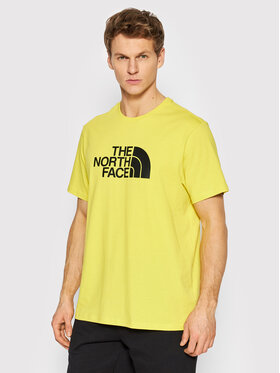 The North Face The North Face Marškinėliai Easy NF0A2TX3 Geltona Regular Fit