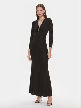 Rinascimento Rinascimento Sukienka wieczorowa CFC0019321002 Czarny Regular Fit