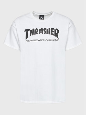Thrasher Thrasher T-Shirt Skatemag Λευκό Regular Fit