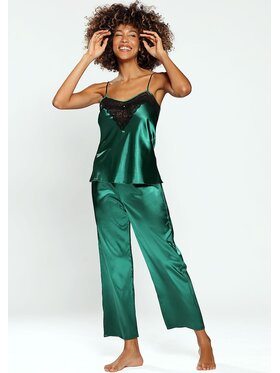 DKaren Lingerie DKaren Lingerie Komplet bielizny Sadie Zielony Classic Fit