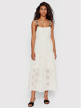 Desigual Desigual Φόρεμα καλοκαιρινό Leah 22SWVW05 Λευκό Regular Fit
