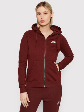 nike essential burgundy tracksuit