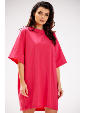 Infinite You Infinite You Sukienka codzienna M255 Fioletowy Basic Fit