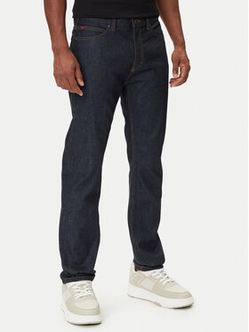 HUGO HUGO Jeans hlače 50547239 Mornarsko modra Slim Fit