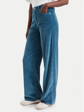 Roxy Roxy Kalhoty z materiálu Surf Crush ERJNP03727 Modrá Relaxed Fit