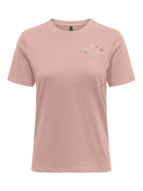 ONLY ONLY Tričko Polly 15317989 Ružová Regular Fit