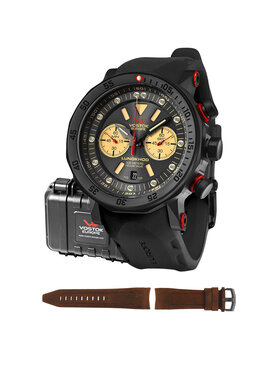 Vostok Europe Vostok Europe Zegarek 6S21-620C629S Czarny