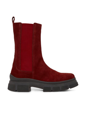 Tommy Hilfiger Tommy Hilfiger Chelsea cipele Essential Suede Chelsea Boot FW0FW07489 Smeđa