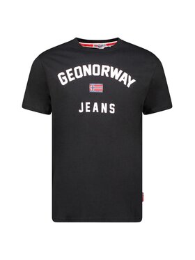 Geographical Norway Geographical Norway T-Shirt SY1361H/GN-Black Czarny Regular Fit
