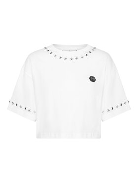 PHILIPP PLEIN PHILIPP PLEIN Tričko 9743 Biela Regular Fit