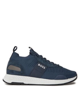 BOSS Boss Sneakersy Titanium Runn 50498245 Niebieski