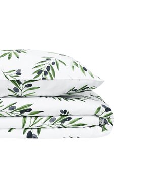 White pocket White pocket Komplet pościeli we wzory Biały