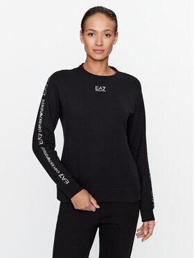 EA7 Emporio Armani EA7 Emporio Armani Суитшърт 6RTM09 TJPLZ 0200 Черен Regular Fit
