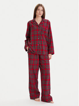 Polo Ralph Lauren Polo Ralph Lauren Pyžamo 4P8043 Červená Relaxed Fit